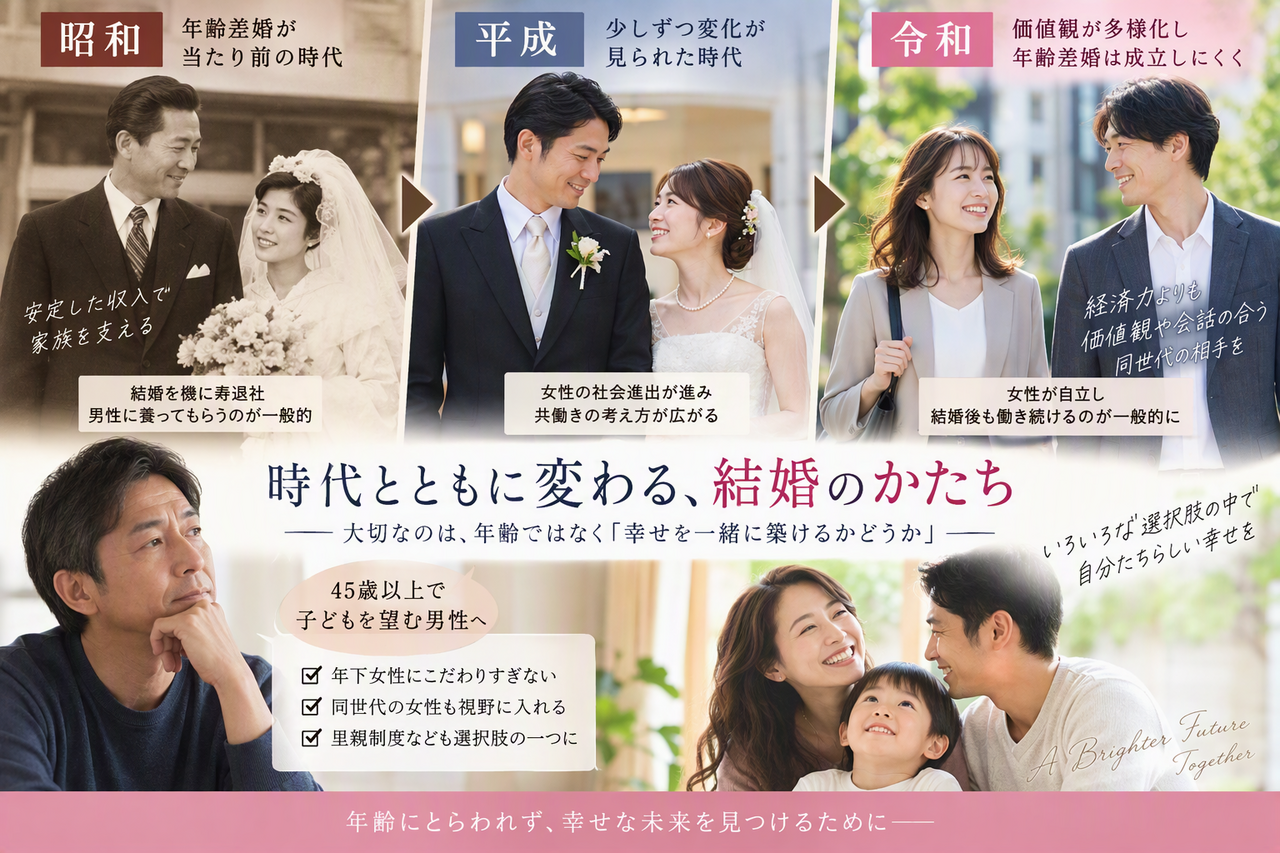 『年齢差がある申し込みについて🌈』ナナイロの婚活ブログサムネイル